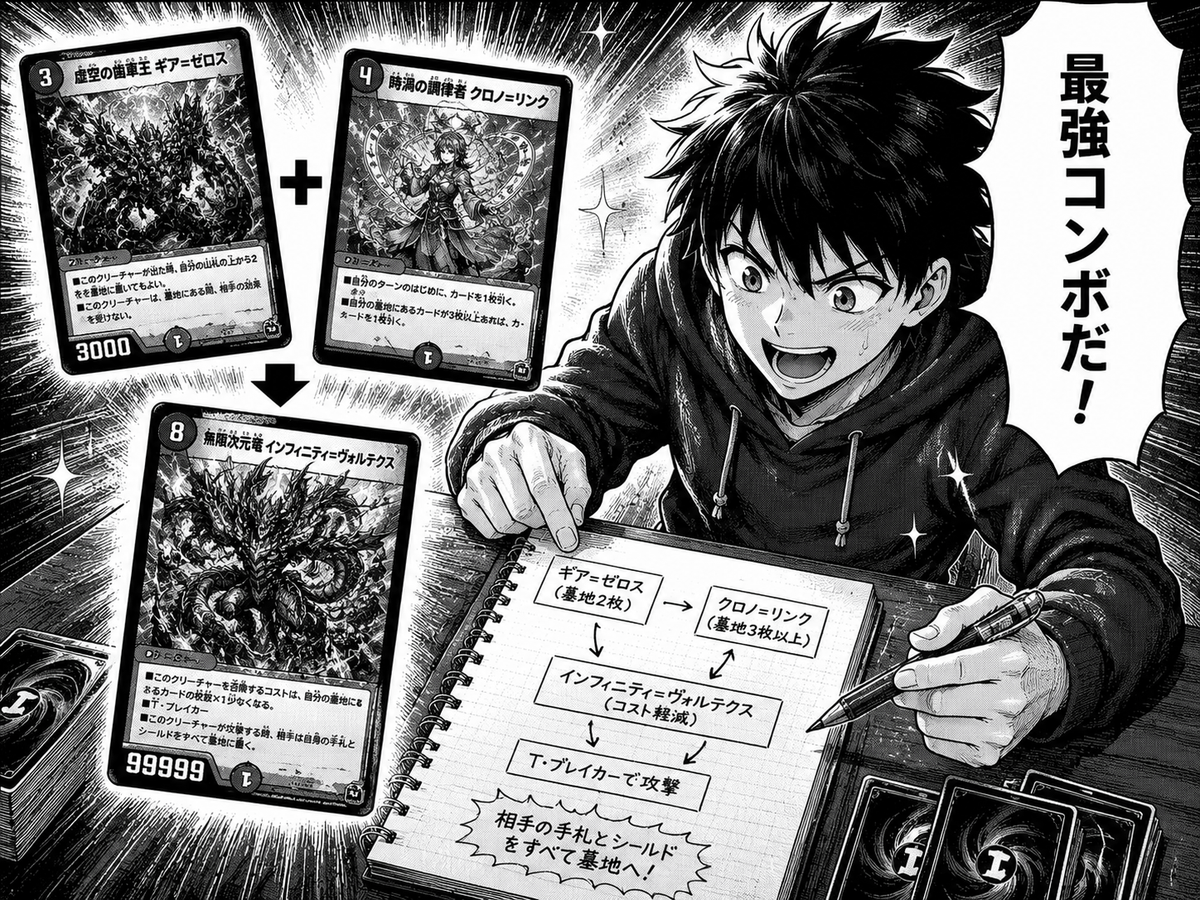 あなたがデュエマで最初に覚えたコンボって何でしたか？リプで教えてください👇