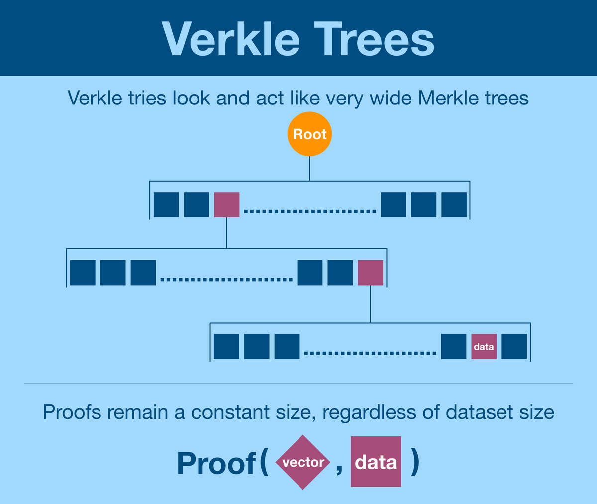  Verkle tree illustration. 